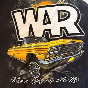 Comfort Colors Black WAR Tee large